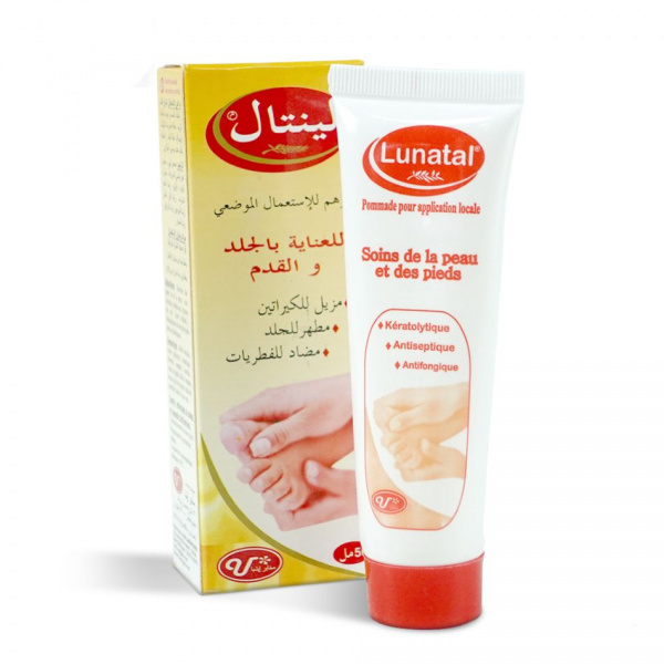 Pommade ( LUNATAL ) efficace pour les soins des pieds 50 ml.