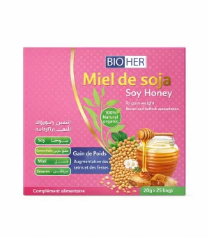 MIEL SOJA POUR GAGNER DU PIODS PRODUIT ORIGINAL 25 STICKS DE 20 G.